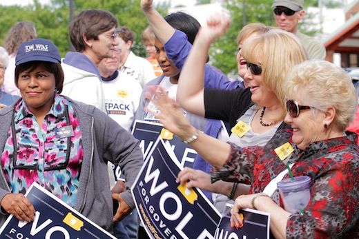 Election rally in PA